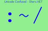 Unicode Confused Color 2
