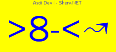 Ascii Devil Color 1