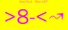Ascii Devil Color 3