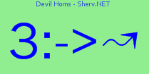 Devil Horns Color 2