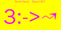 Devil Horns Color 3