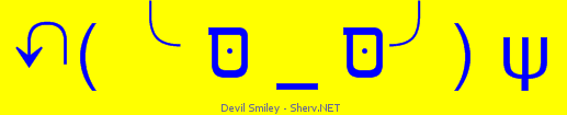Devil Smiley Color 1