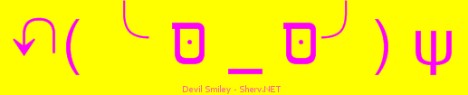 Devil Smiley Color 3