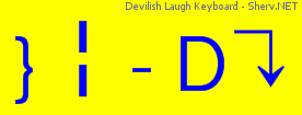 Devilish Laugh Keyboard Color 1