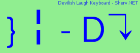 Devilish Laugh Keyboard Color 2