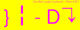 Devilish Laugh Keyboard Color 3