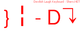 Devilish Laugh Keyboard 44444444