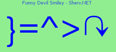 Funny Devil Smiley Color 2