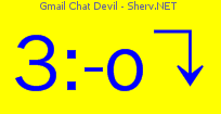 Gmail Chat Devil Color 1