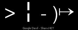 Google Devil Inverted