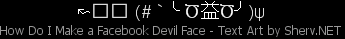 How Do I Make a Facebook Devil Face Inverted