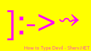 How to Type Devil Color 3