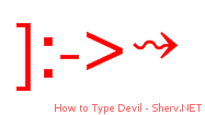 How to Type Devil 44444444