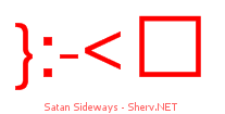 Satan Sideways 44444444