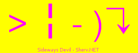 Sideways Devil Color 3