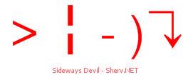 Sideways Devil 44444444