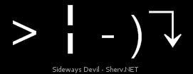 Sideways Devil Inverted