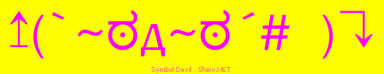 Symbol Devil Color 3