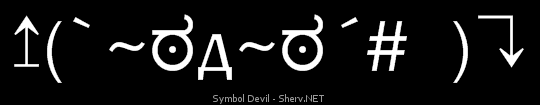 Symbol Devil Inverted