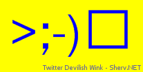 Twitter Devilish Wink Color 1