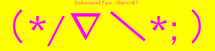 Embarrassed Face Color 3