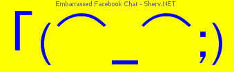 Embarrassed Facebook Chat Color 1