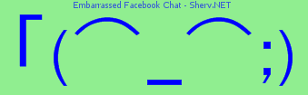 Embarrassed Facebook Chat Color 2