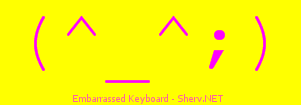 Embarrassed Keyboard Color 3