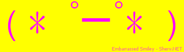 Embarrassed Smiley Color 3