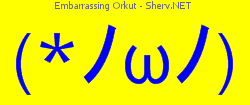 Embarrassing Orkut Color 1
