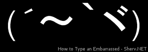 How to Type an Embarrassed Inverted
