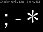 Cheeky Winky Kiss Inverted