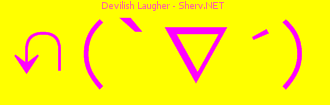Devilish Laugher Color 3