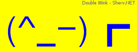Double Wink Color 1