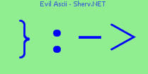 Evil Ascii Color 2