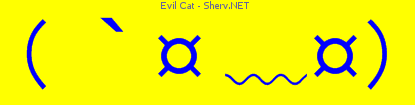 Evil Cat Color 1
