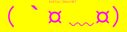 Evil Cat Color 3