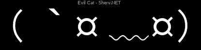 Evil Cat Inverted