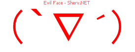 Evil Face 44444444