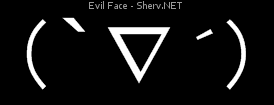 Evil Face Inverted