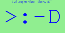 Evil Laughter face Color 2