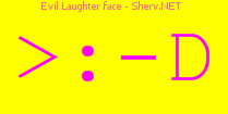Evil Laughter face Color 3