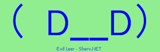 Evil Leer Color 2