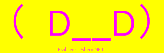 Evil Leer Color 3