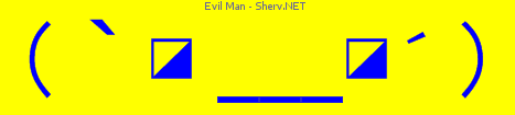 Evil Man Color 1