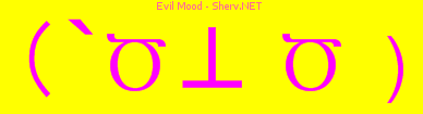 Evil Mood Color 3