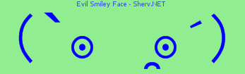 Evil Smiley Face Color 2