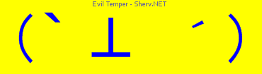 Evil Temper Color 1