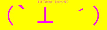 Evil Temper Color 3