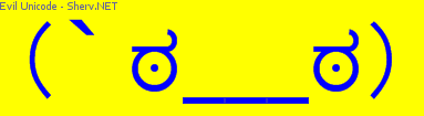 Evil Unicode Color 1
